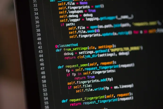 computer screen code
