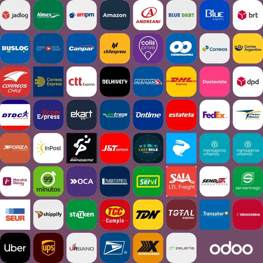 Integration with 100+ shipping carriers 1 of 2